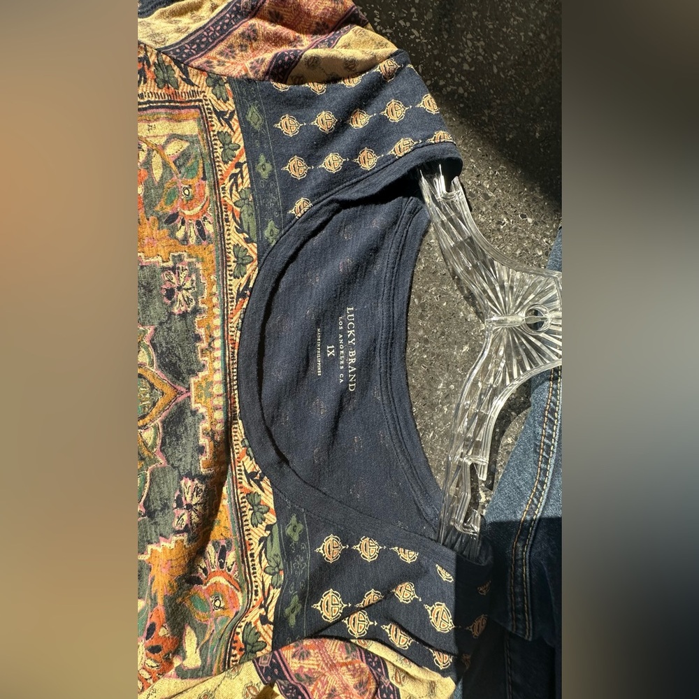 Lucky Brand Women’s Boho Shirt- Size 1X - Picture 5 of 5